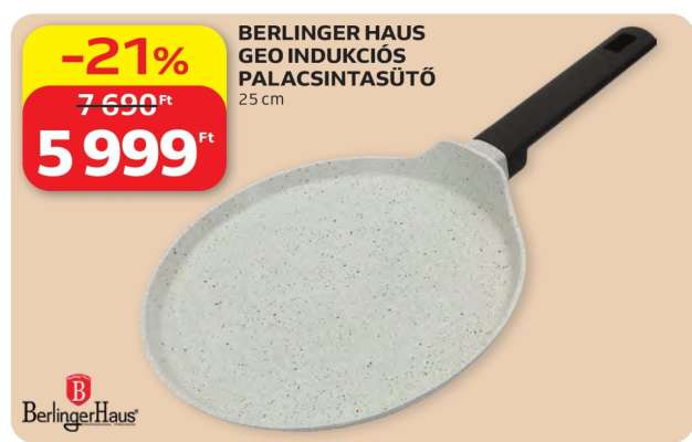 BERLINGER HAUS GEO INDUKCIÓS PALACSINTASÜTŐ