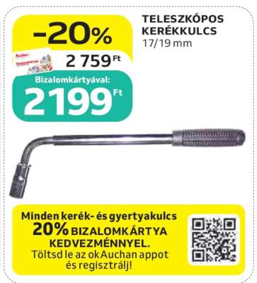 Teleszkópos kerékkulcs
