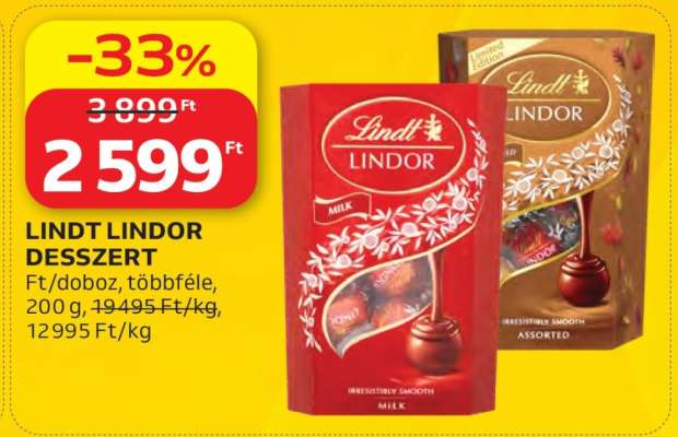 Lindt Lindor desszert