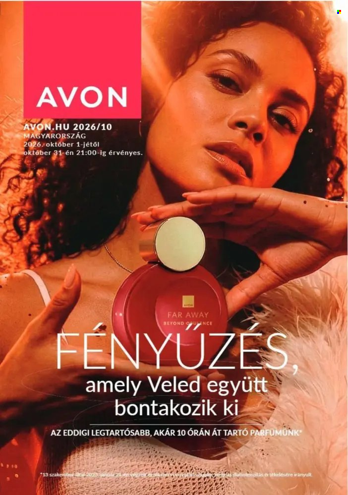 Avon akciós újság érvényes:  - 2026.10.01 - 2026.10.31. 1. oldal Oldal 1