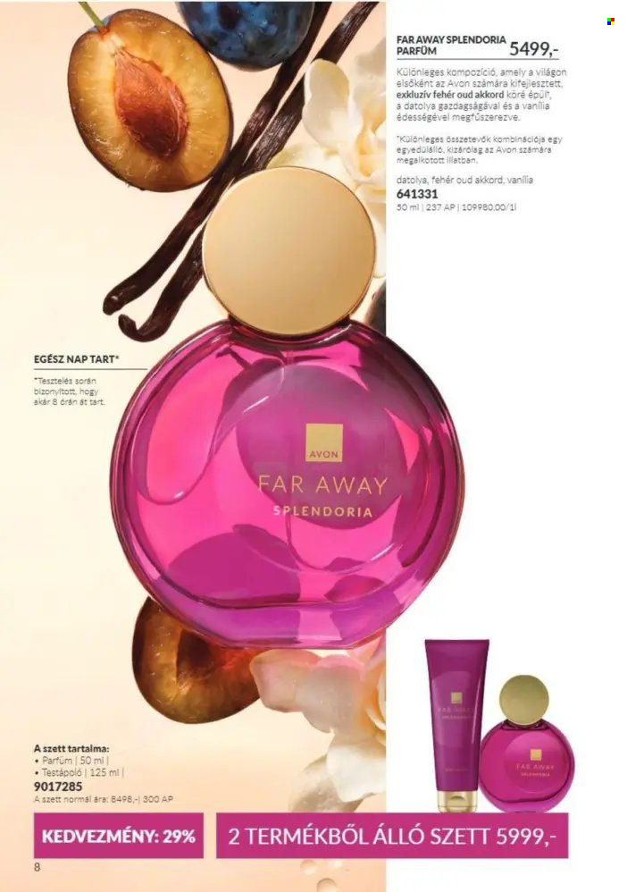 Avon akciós újság érvényes:  - 2026.10.01 - 2026.10.31. 8. oldal Oldal 8