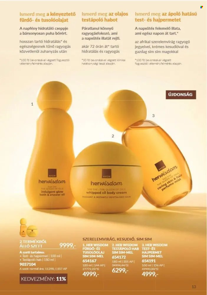 Avon akciós újság érvényes:  - 2026.10.01 - 2026.10.31. 13. oldal Oldal 13