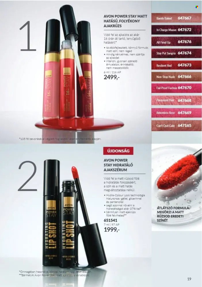 Avon akciós újság érvényes:  - 2026.10.01 - 2026.10.31. 19. oldal Oldal 19