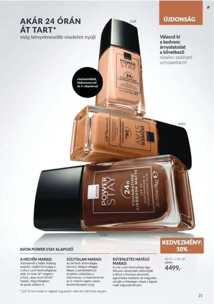 Avon akciós újság érvényes:  - 2026.10.01 - 2026.10.31. 21. oldal Oldal 21