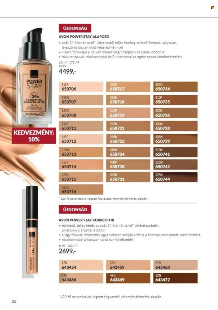 Avon akciós újság érvényes:  - 2026.10.01 - 2026.10.31. 22. oldal Oldal 22