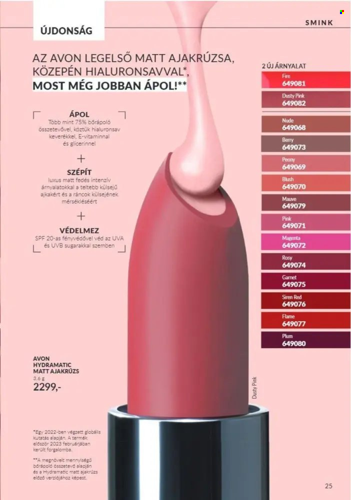 Avon akciós újság érvényes:  - 2026.10.01 - 2026.10.31. 25. oldal Oldal 25