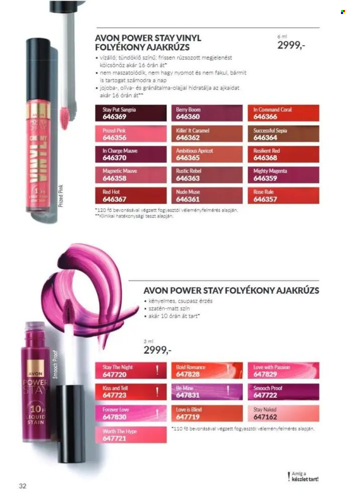 Avon akciós újság érvényes:  - 2026.10.01 - 2026.10.31. 32. oldal Oldal 32
