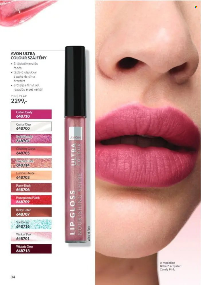Avon akciós újság érvényes:  - 2026.10.01 - 2026.10.31. 34. oldal Oldal 34