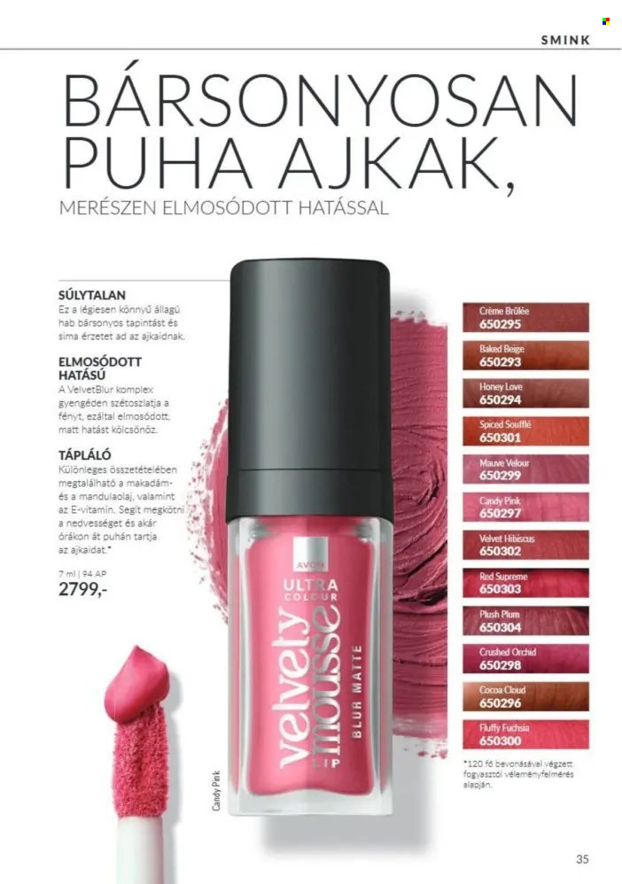Avon akciós újság érvényes:  - 2026.10.01 - 2026.10.31. 35. oldal Oldal 35