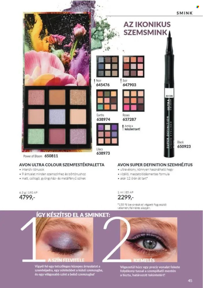 Avon akciós újság érvényes:  - 2026.10.01 - 2026.10.31. 45. oldal Oldal 45