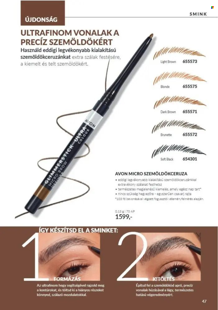 Avon akciós újság érvényes:  - 2026.10.01 - 2026.10.31. 47. oldal Oldal 47