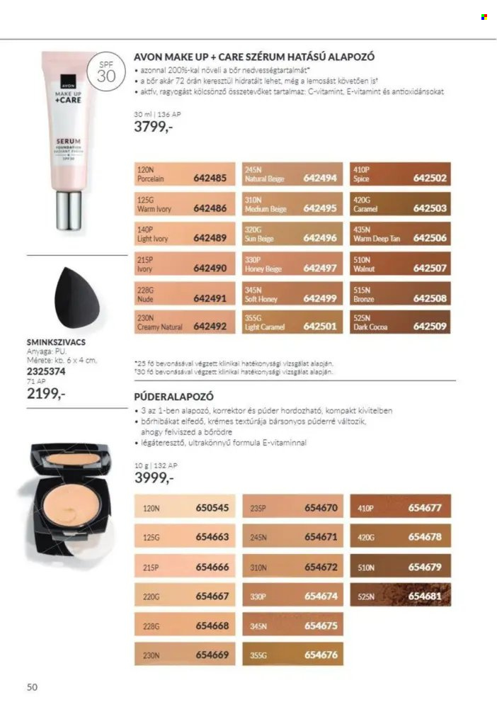 Avon akciós újság érvényes:  - 2026.10.01 - 2026.10.31. 50. oldal Oldal 50