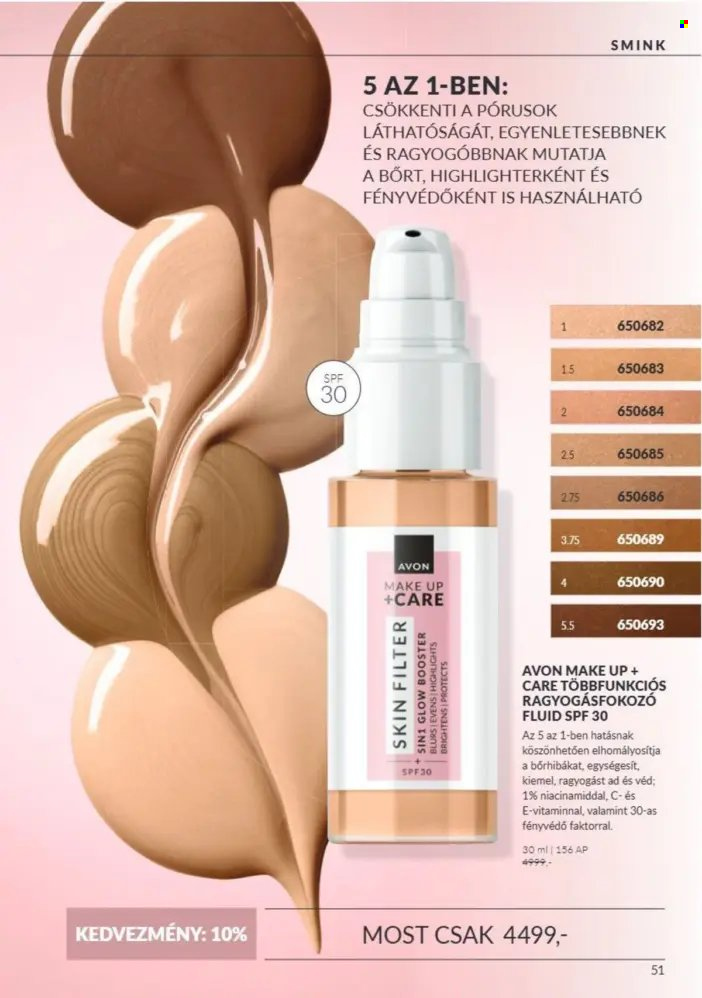 Avon akciós újság érvényes:  - 2026.10.01 - 2026.10.31. 51. oldal Oldal 51