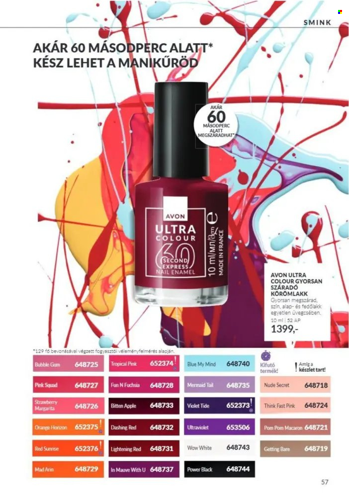 Avon akciós újság érvényes:  - 2026.10.01 - 2026.10.31. 57. oldal Oldal 57