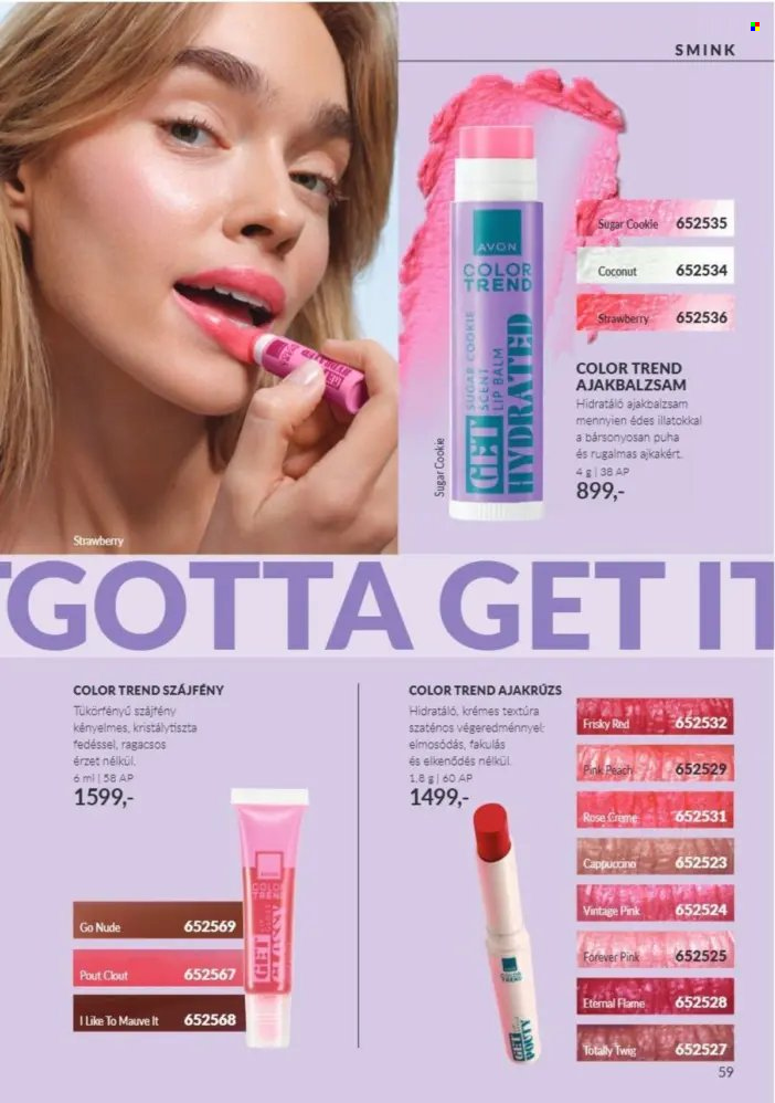 Avon akciós újság érvényes:  - 2026.10.01 - 2026.10.31. 59. oldal Oldal 59