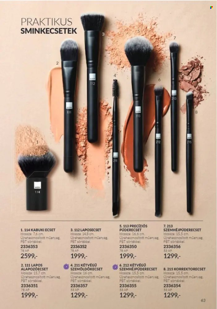 Avon akciós újság érvényes:  - 2026.10.01 - 2026.10.31. 63. oldal Oldal 63