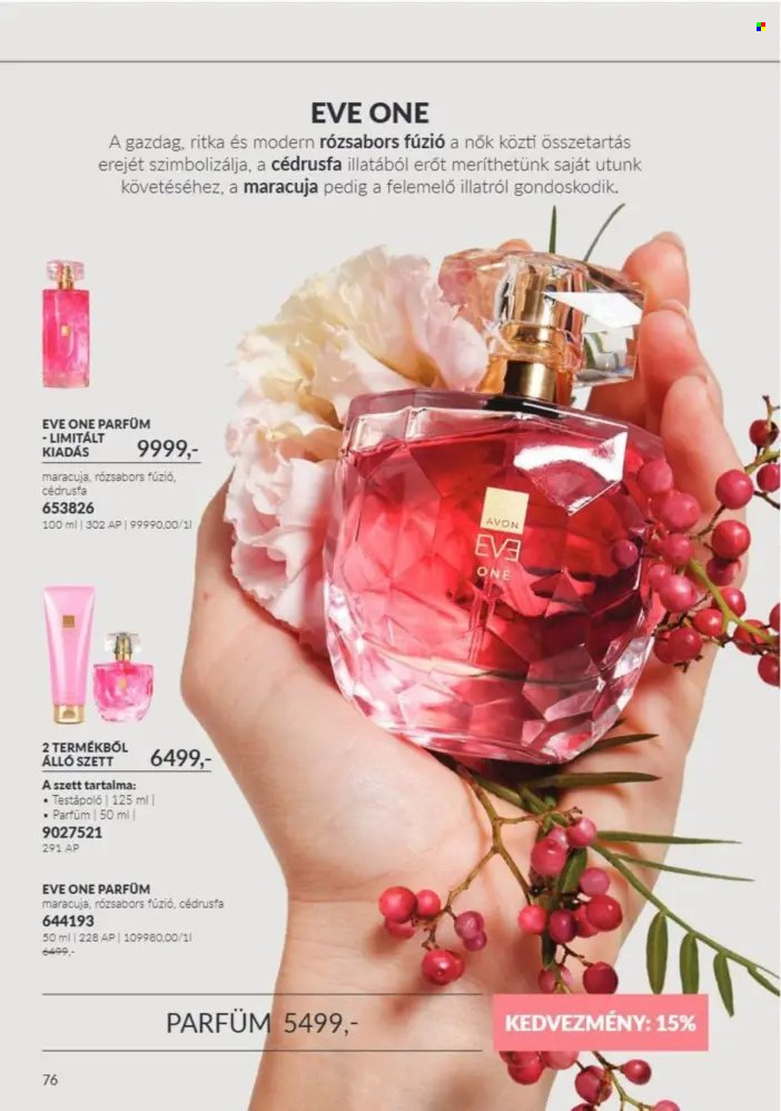 Avon akciós újság érvényes:  - 2026.10.01 - 2026.10.31. 76. oldal Oldal 76