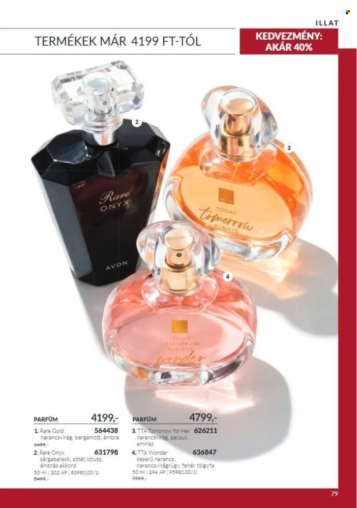 Avon akciós újság érvényes:  - 2026.10.01 - 2026.10.31. 79. oldal Oldal 79
