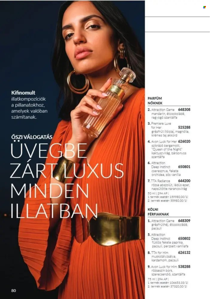 Avon akciós újság érvényes:  - 2026.10.01 - 2026.10.31. 80. oldal Oldal 80