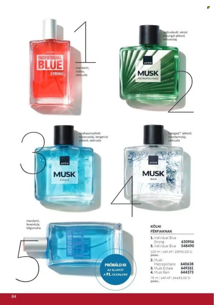 Avon akciós újság érvényes:  - 2026.10.01 - 2026.10.31. 84. oldal Oldal 84