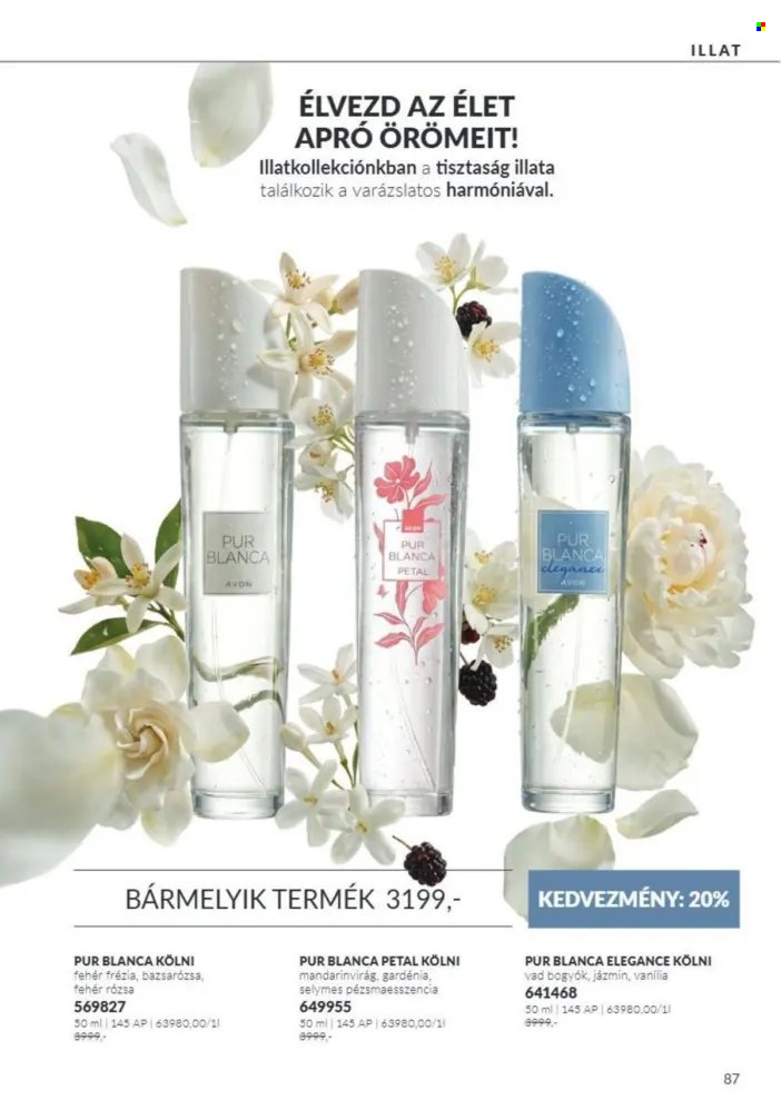 Avon akciós újság érvényes:  - 2026.10.01 - 2026.10.31. 87. oldal Oldal 87