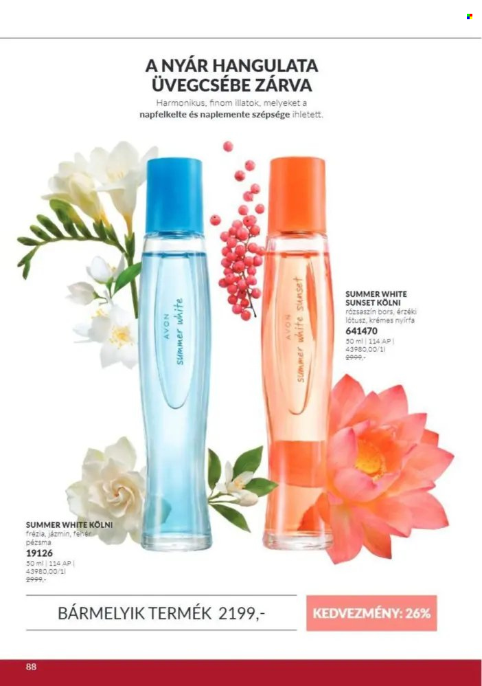 Avon akciós újság érvényes:  - 2026.10.01 - 2026.10.31. 88. oldal Oldal 88