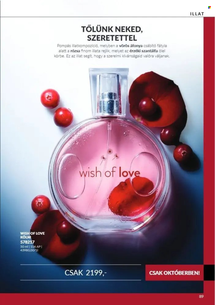 Avon akciós újság érvényes:  - 2026.10.01 - 2026.10.31. 89. oldal Oldal 89