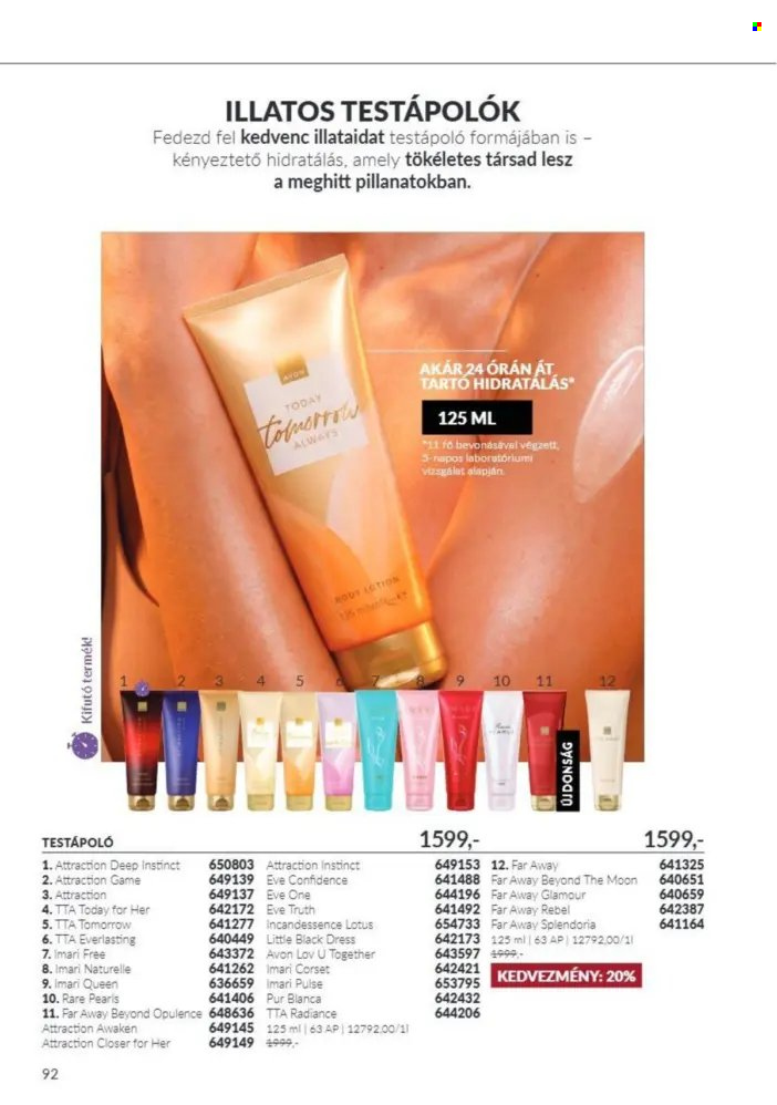 Avon akciós újság érvényes:  - 2026.10.01 - 2026.10.31. 92. oldal Oldal 92