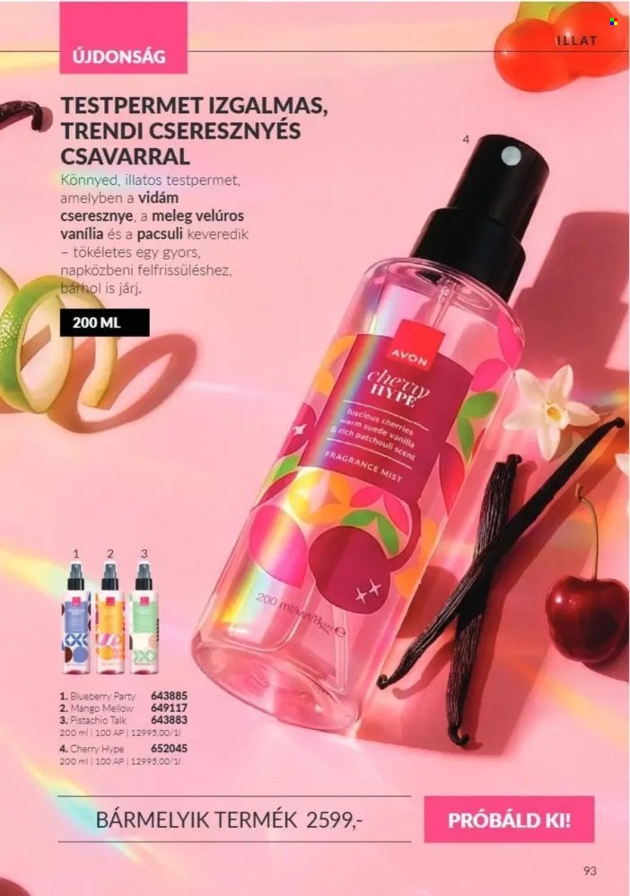 Avon akciós újság érvényes:  - 2026.10.01 - 2026.10.31. 93. oldal Oldal 93