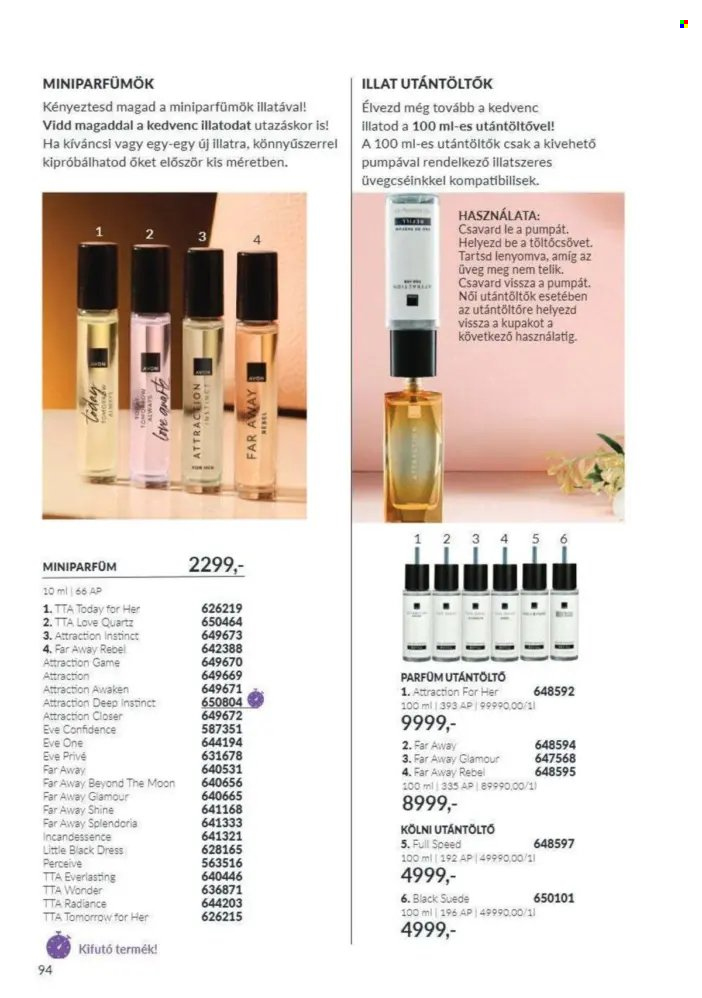 Avon akciós újság érvényes:  - 2026.10.01 - 2026.10.31. 94. oldal Oldal 94