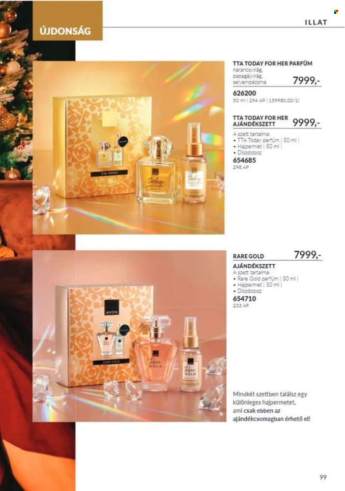 Avon akciós újság érvényes:  - 2026.10.01 - 2026.10.31. 99. oldal Oldal 99