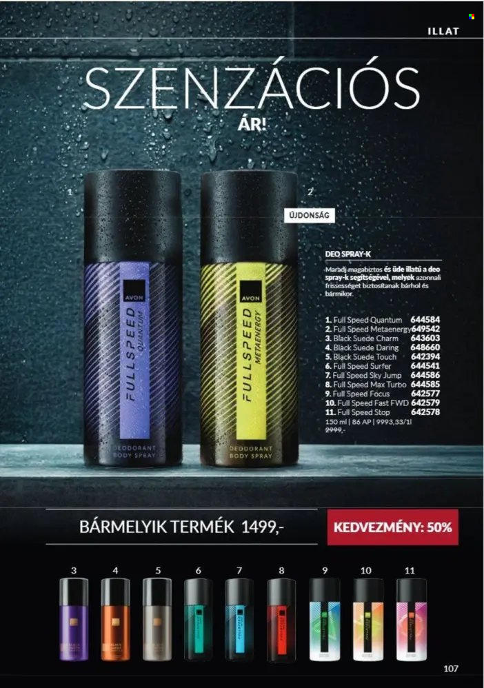 Avon akciós újság érvényes:  - 2026.10.01 - 2026.10.31. 107. oldal Oldal 107