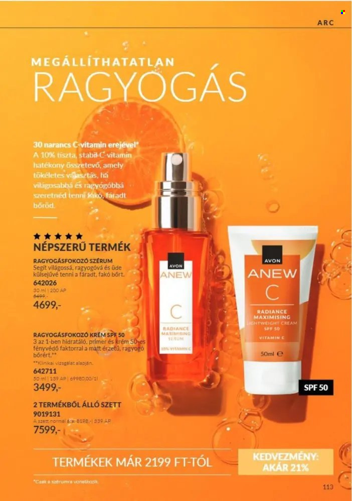 Avon akciós újság érvényes:  - 2026.10.01 - 2026.10.31. 113. oldal Oldal 113