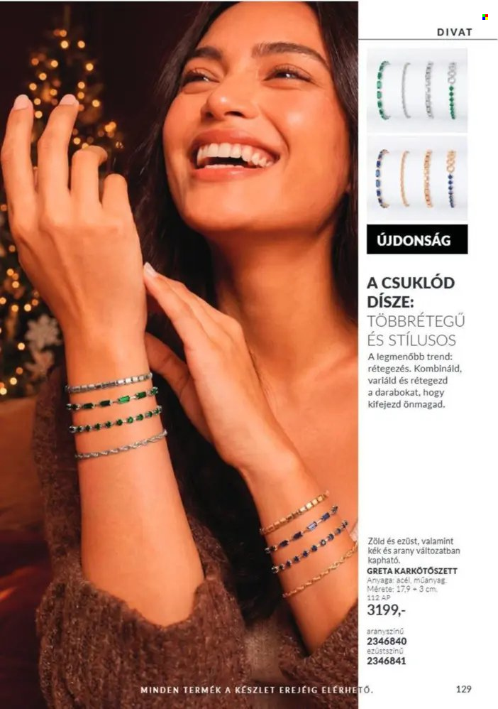 Avon akciós újság érvényes:  - 2026.10.01 - 2026.10.31. 129. oldal Oldal 129