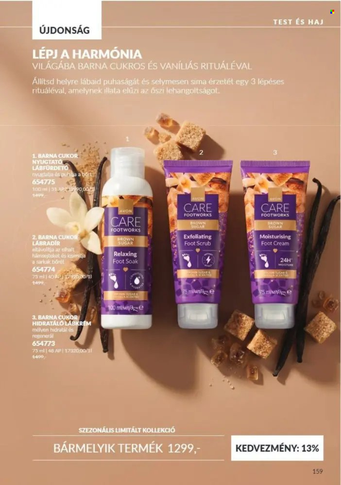 Avon akciós újság érvényes:  - 2026.10.01 - 2026.10.31. 159. oldal Oldal 159