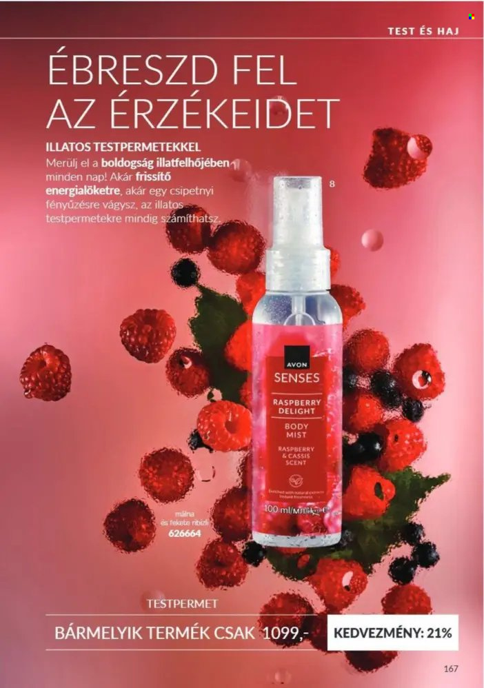 Avon akciós újság érvényes:  - 2026.10.01 - 2026.10.31. 167. oldal Oldal 167