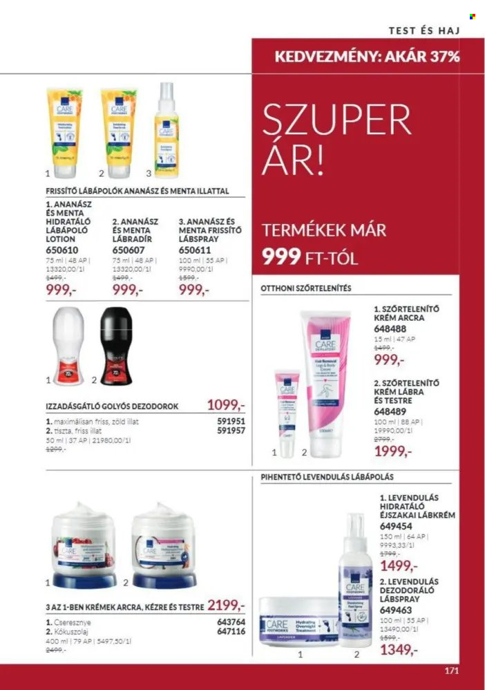 Avon akciós újság érvényes:  - 2026.10.01 - 2026.10.31. 171. oldal Oldal 171