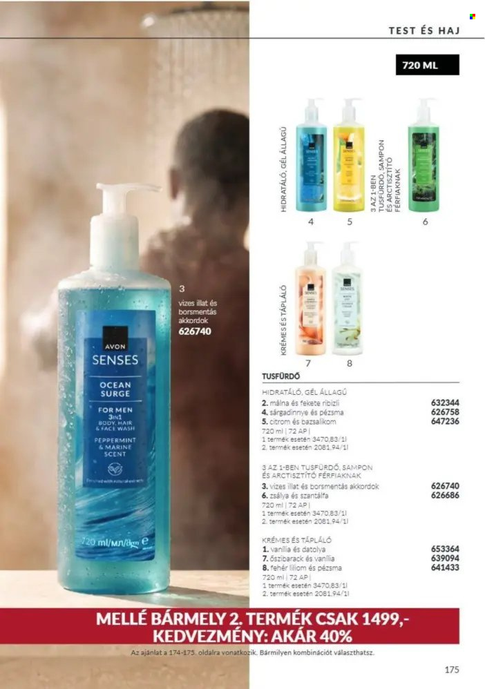 Avon akciós újság érvényes:  - 2026.10.01 - 2026.10.31. 175. oldal Oldal 175