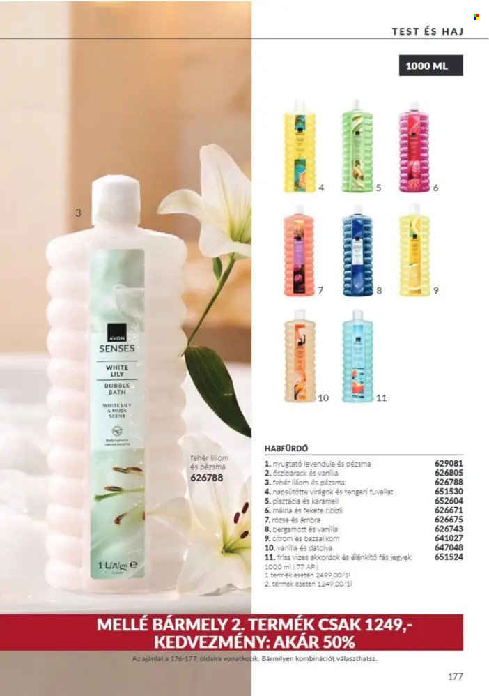 Avon akciós újság érvényes:  - 2026.10.01 - 2026.10.31. 177. oldal Oldal 177