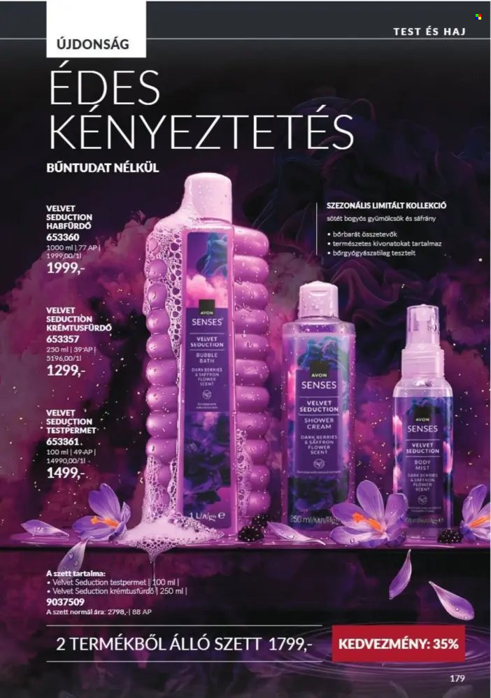 Avon akciós újság érvényes:  - 2026.10.01 - 2026.10.31. 179. oldal Oldal 179
