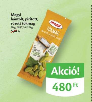 Mogyi hántolt, pirított, sózott tökmag