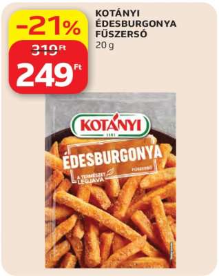 KOTÁNYI ÉDESBURGONYA FŰSZERSÓ
