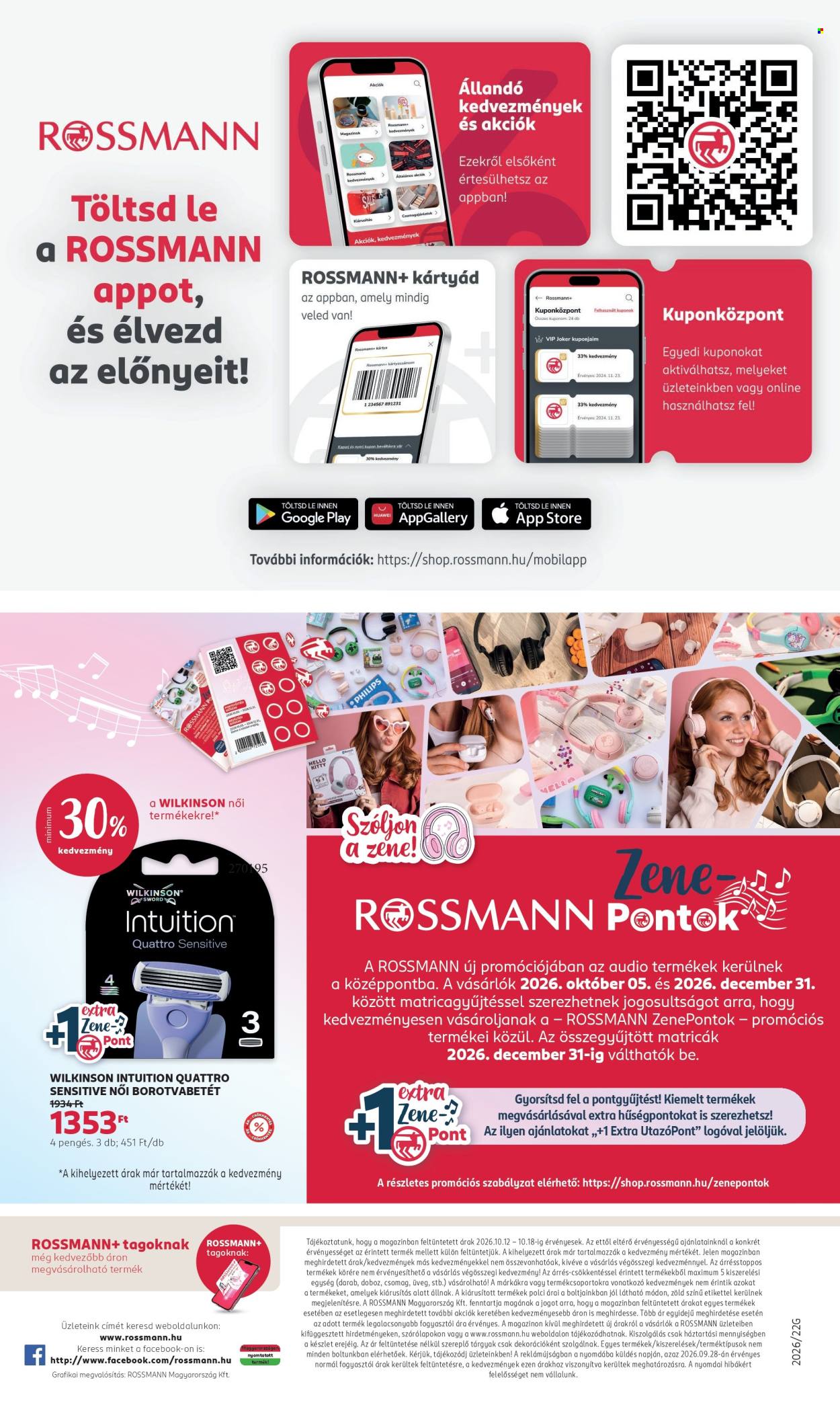 Rossmann akciós újság érvényes:  - 2026.10.12 - 2026.10.18. 16. oldal Oldal 16