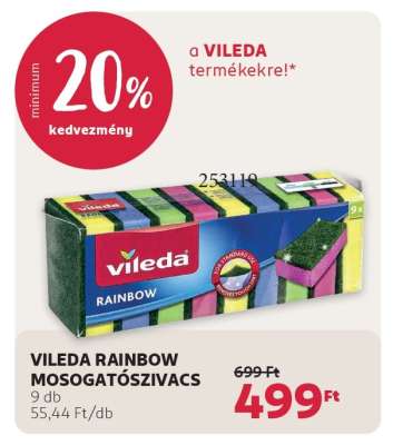 Vileda Rainbow Mosogatószivacs