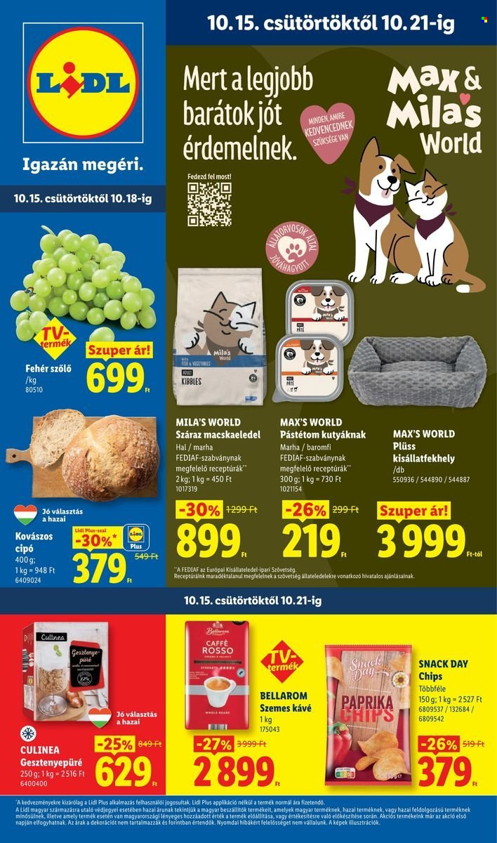 Lidl akciós újság érvényes:  - 2026.10.15 - 2026.10.21. 1. oldal Oldal 1