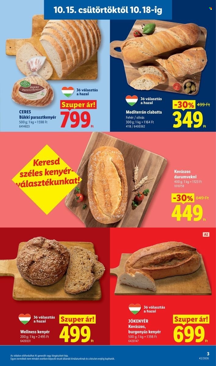 Lidl akciós újság érvényes:  - 2026.10.15 - 2026.10.21. 3. oldal Oldal 3