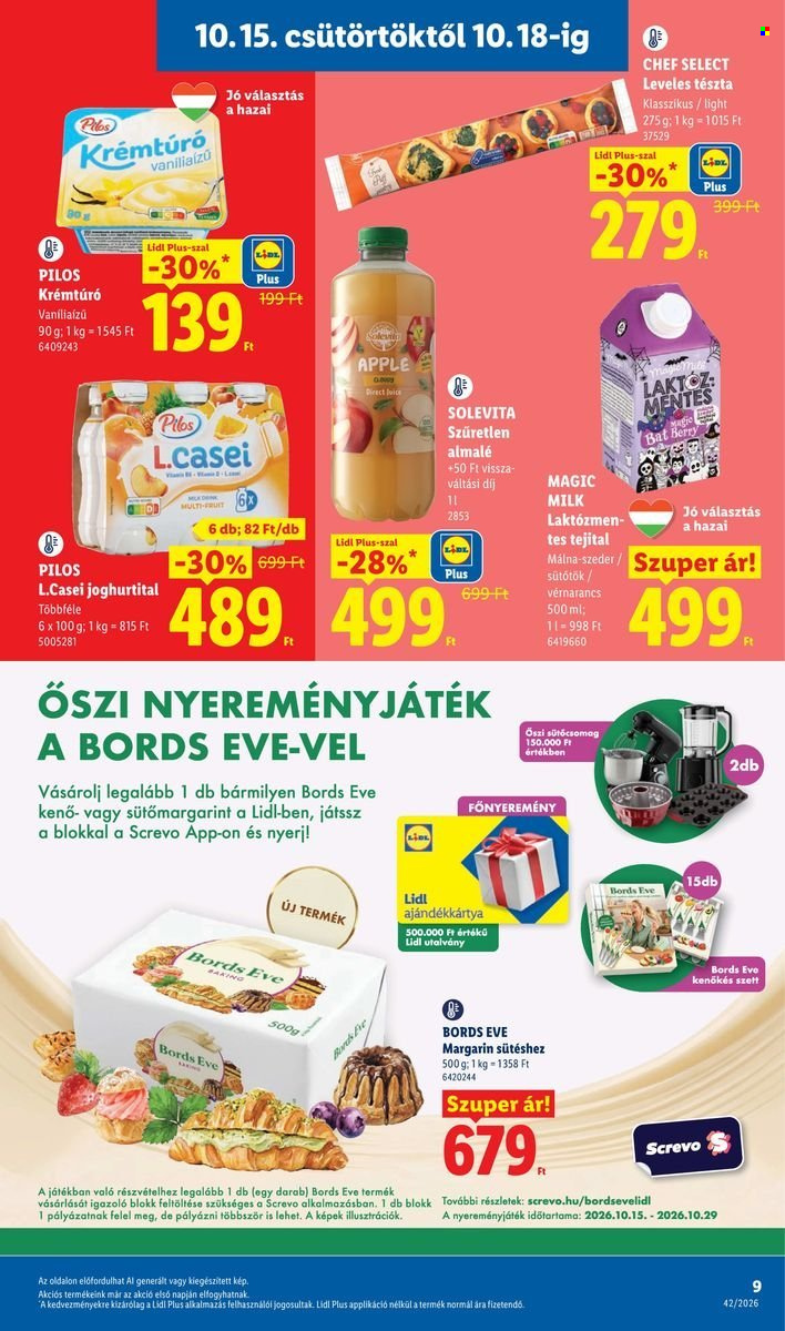 Lidl akciós újság érvényes:  - 2026.10.15 - 2026.10.21. 9. oldal Oldal 9