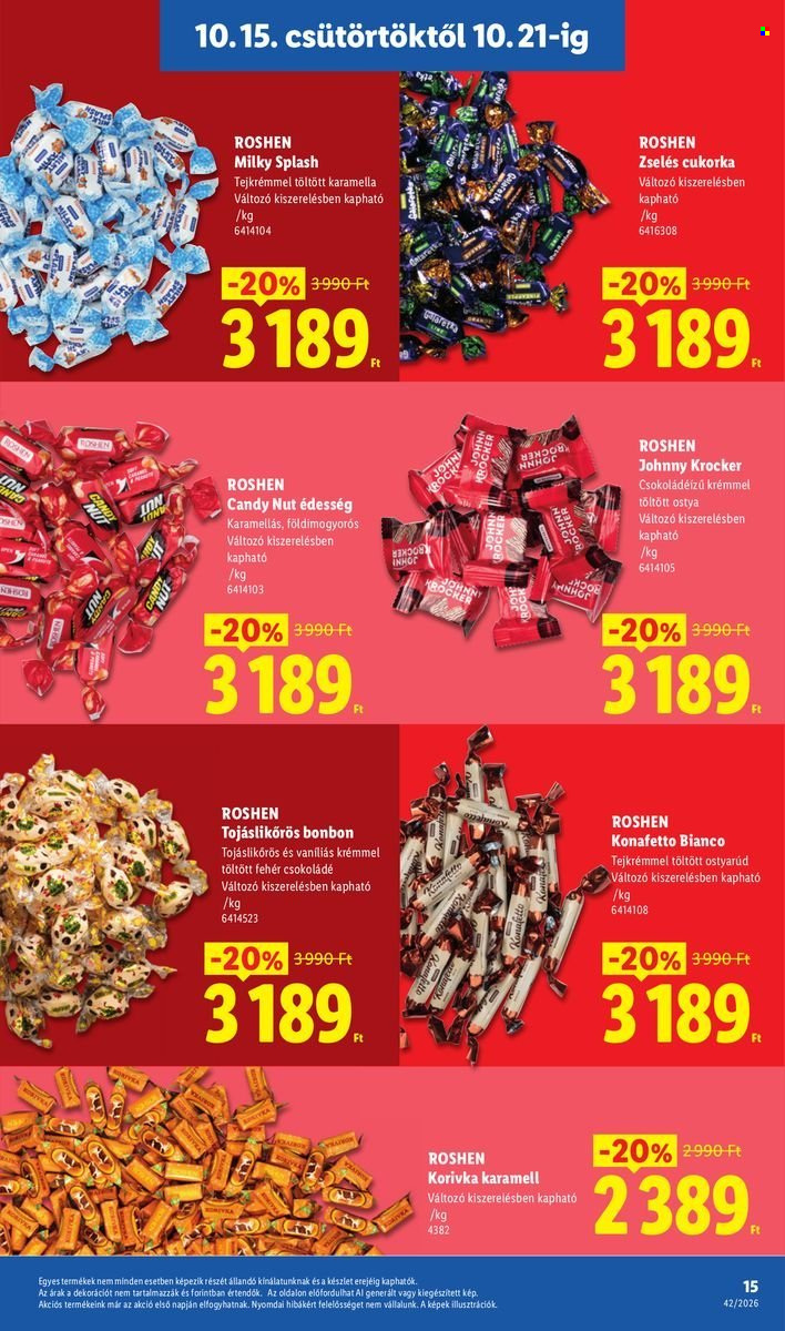Lidl akciós újság érvényes:  - 2026.10.15 - 2026.10.21. 15. oldal Oldal 15