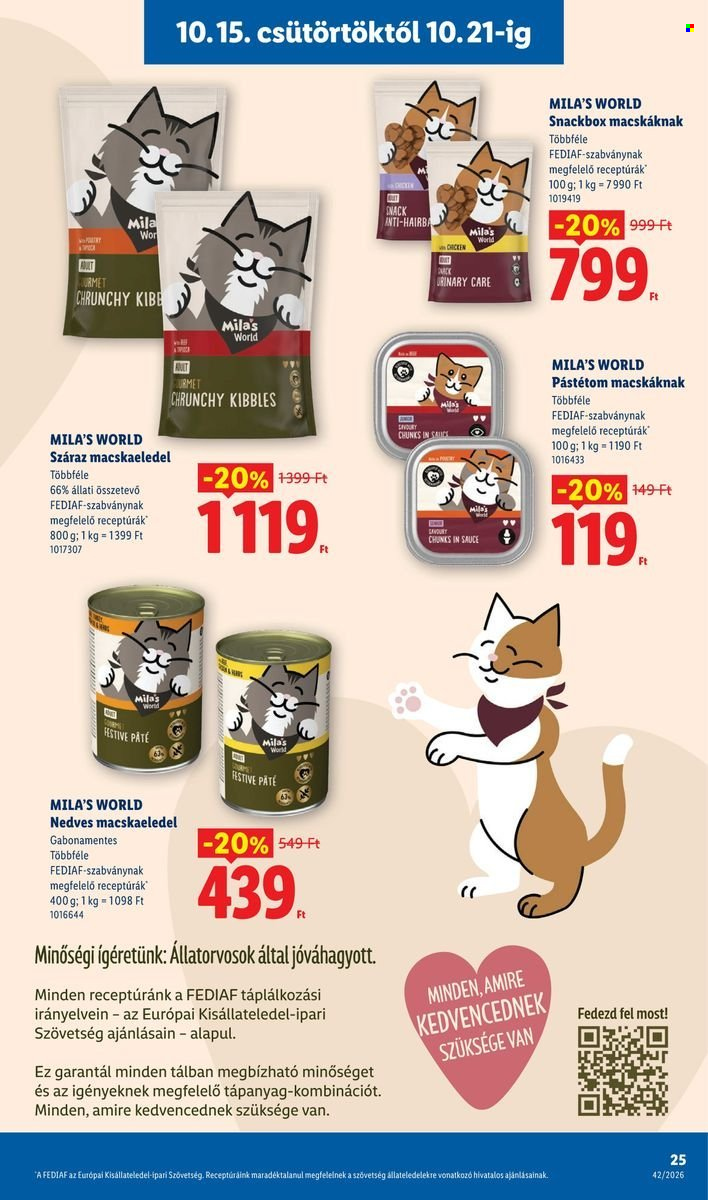 Lidl akciós újság érvényes:  - 2026.10.15 - 2026.10.21. 25. oldal Oldal 25