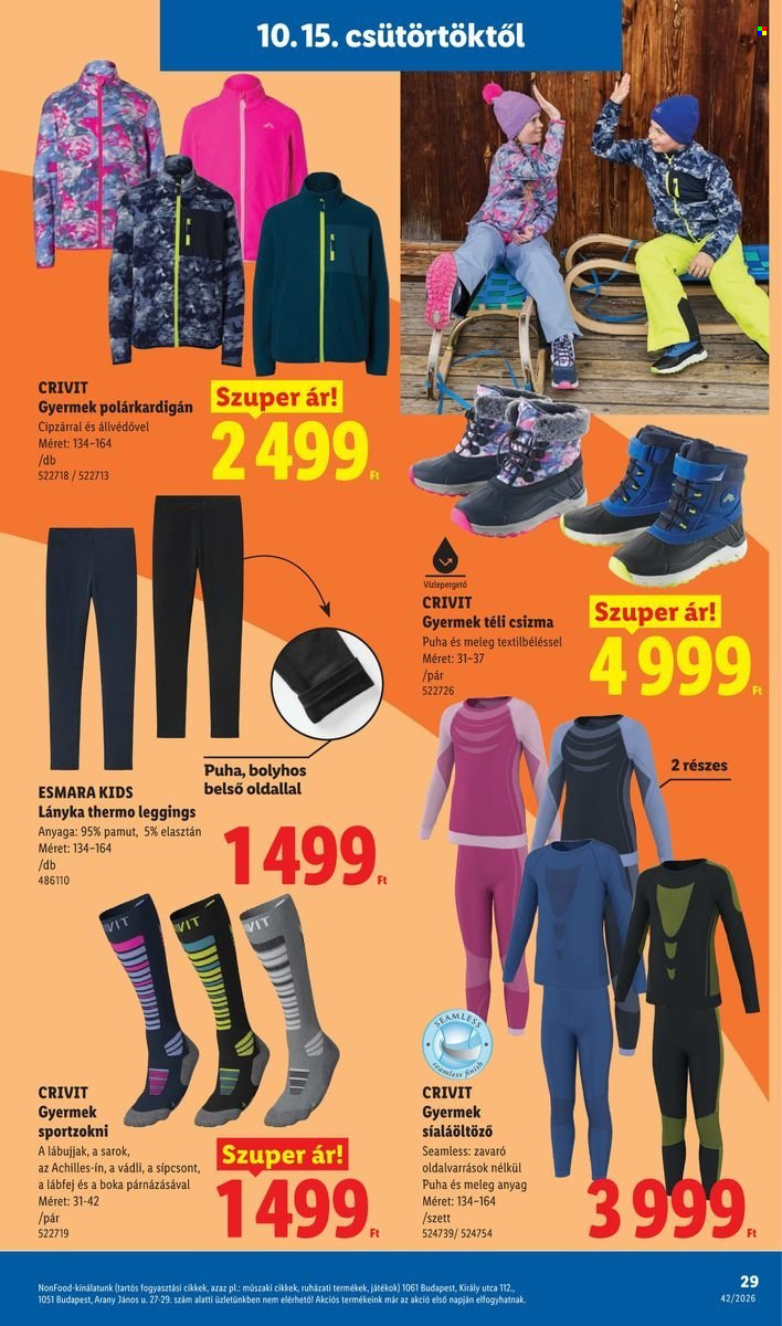 Lidl akciós újság érvényes:  - 2026.10.15 - 2026.10.21. 29. oldal Oldal 29